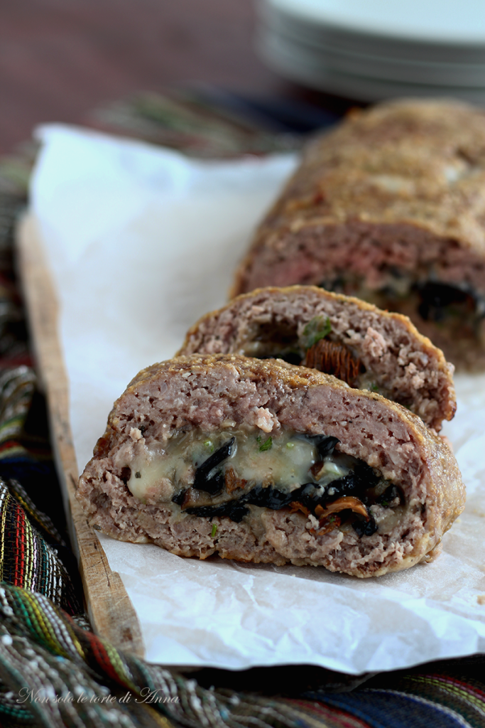 Pain de viande farci aux champignons