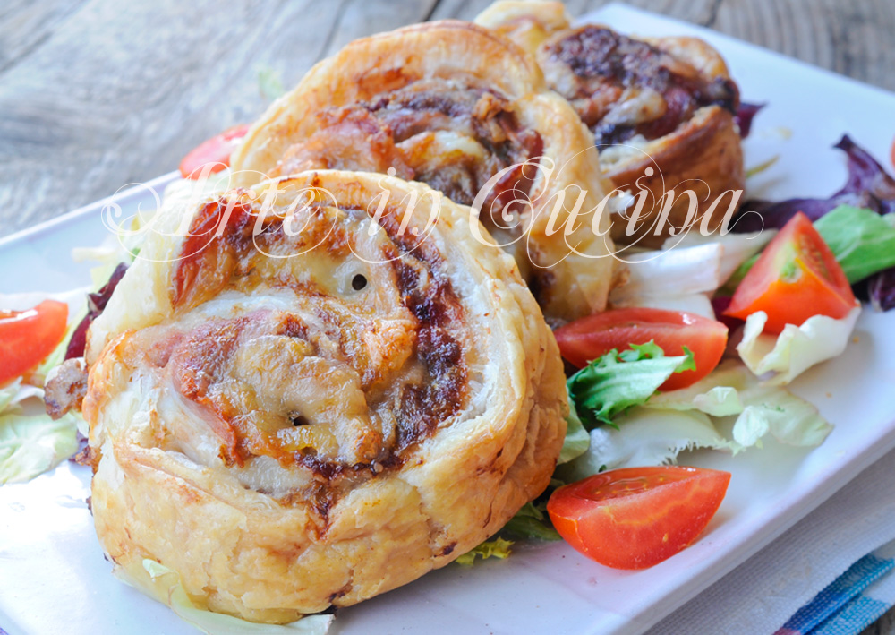 Pain de viande en croûte de pâte feuilletée avec pancetta rapide
