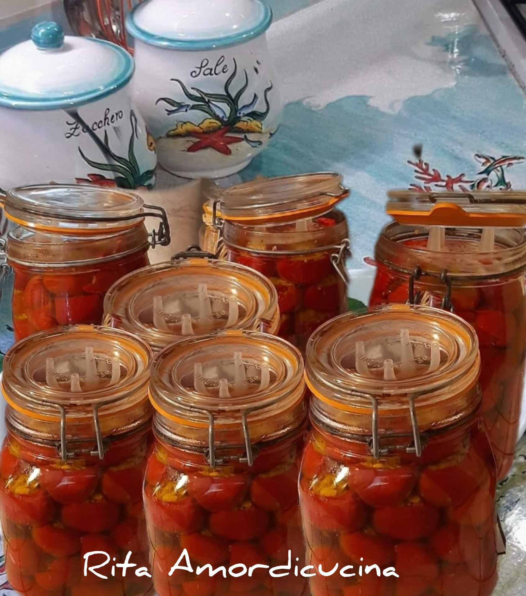 Piments piquants ou pappacelle farcis