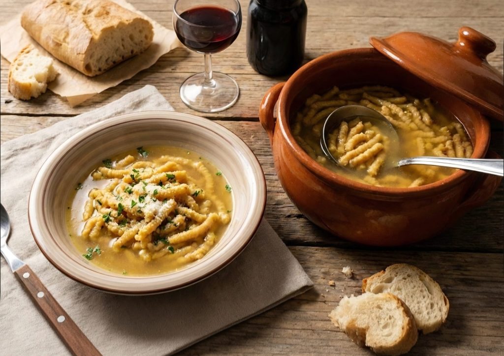 Les passatelli en bouillon