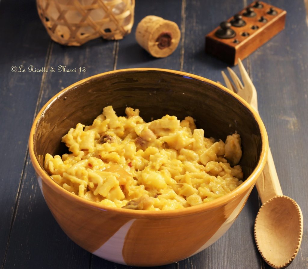 Pâtes et pommes de terre napolitaines