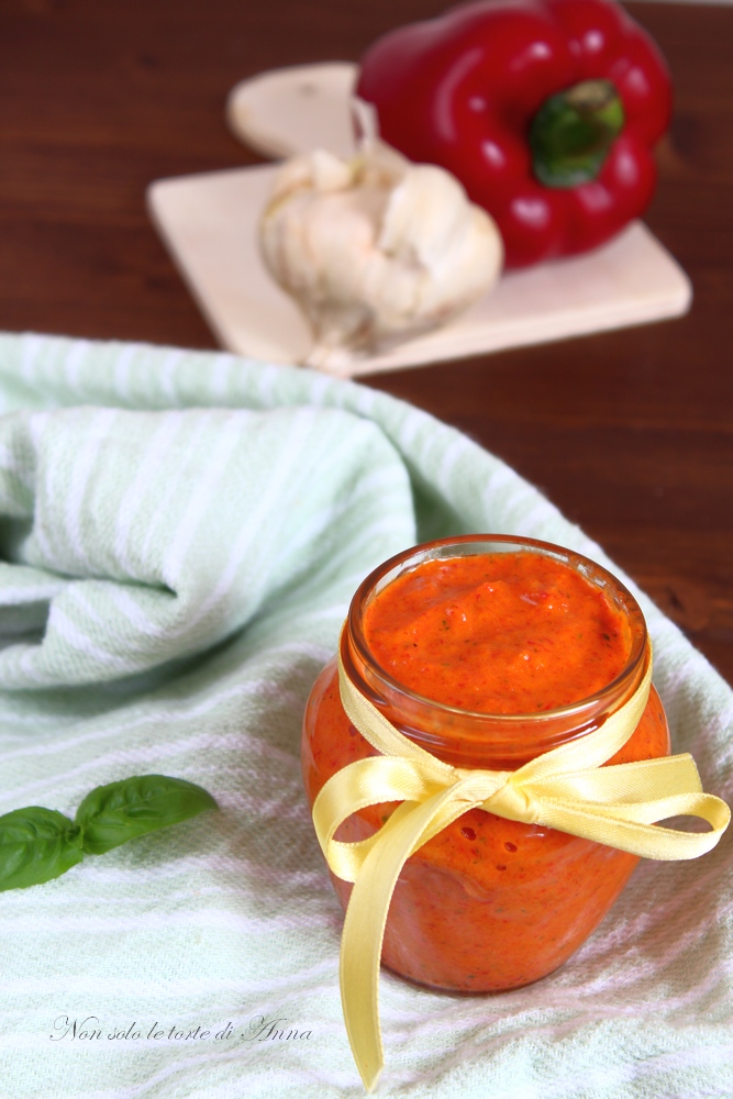 pesto de poivrons rouges