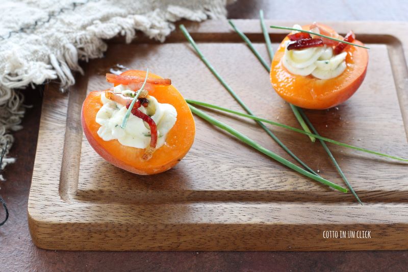 abricots farcis salés sans cuisson