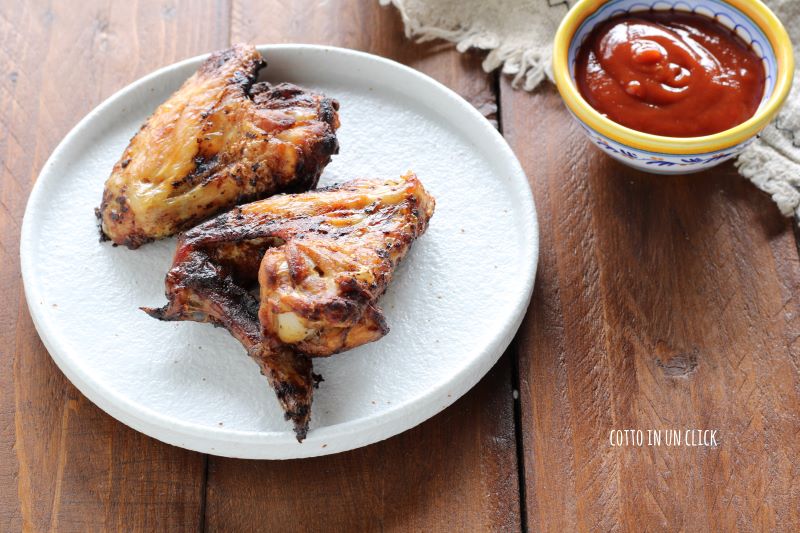 ailes de poulet croustillantes à la friteuse à air