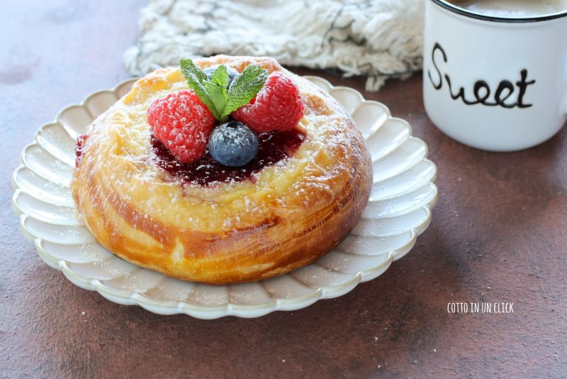 brioche cheesecake aux fruits rouges