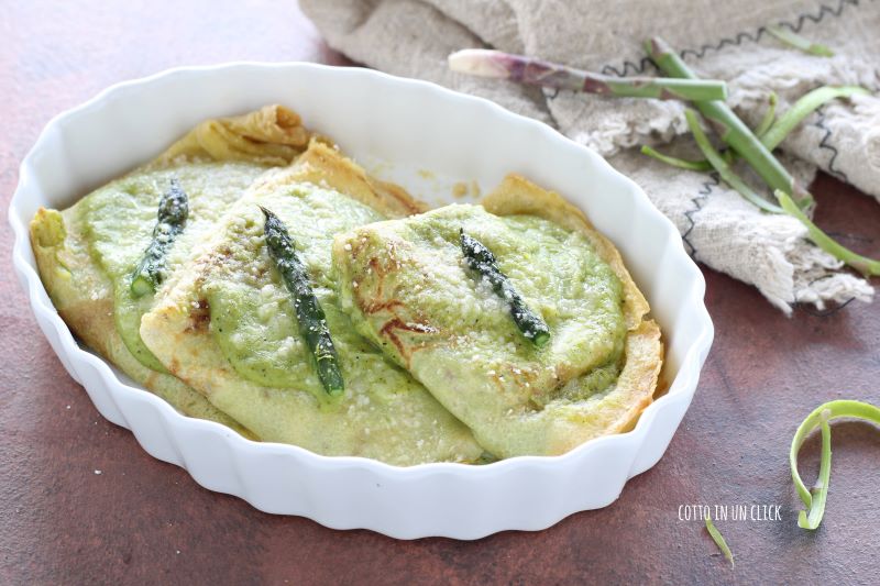 crêpes à la crème d'asperges recette savoureuse