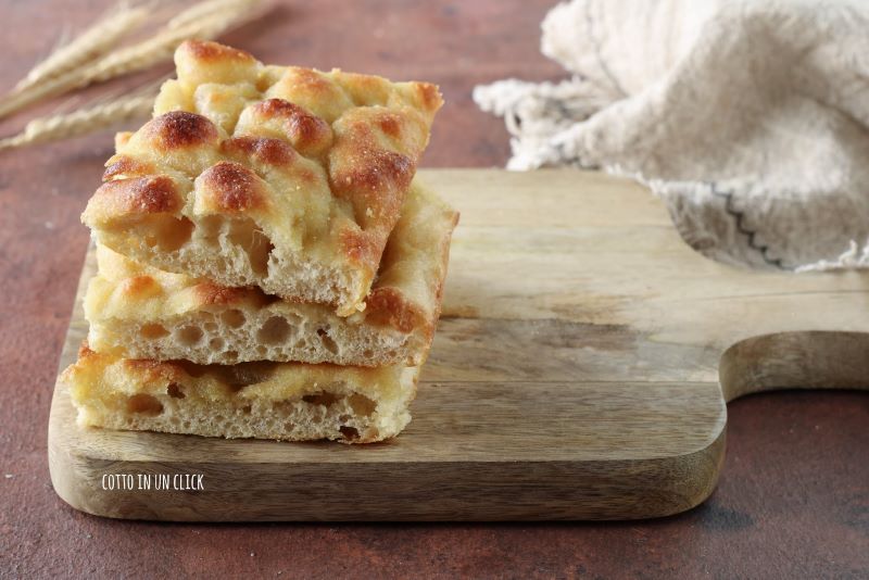 focaccia sans pétrissage