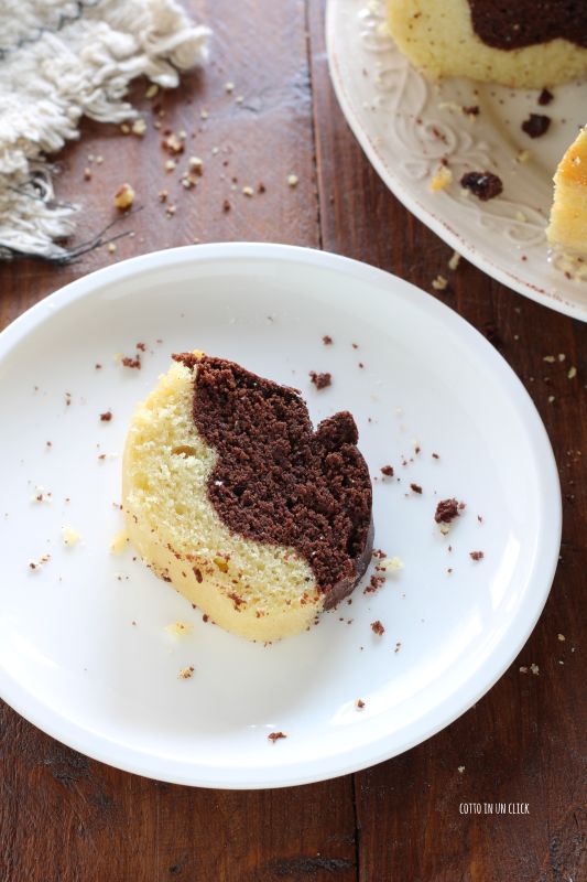 gâteau marbré sans beurre