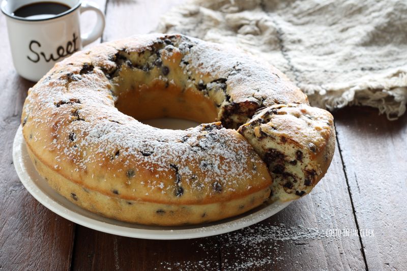 gâteau yaourt et pépites de chocolat