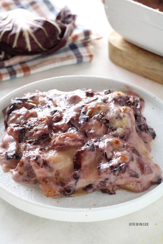 lasagnes radicchio et taleggio