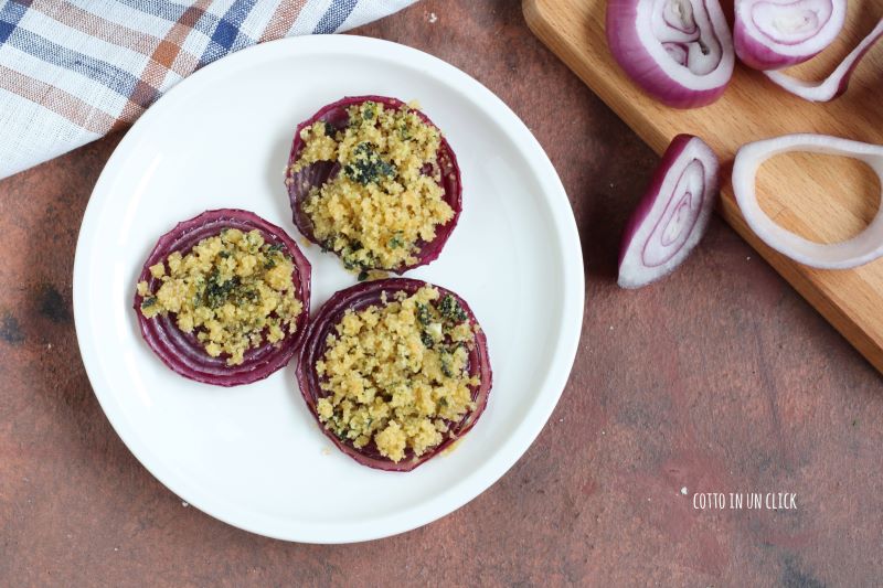 oignons gratinés au four