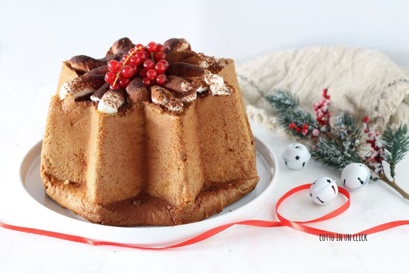 Pandoro fourré mascarpone et crème fraîche