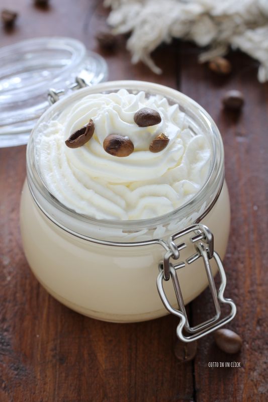 panna cotta au café