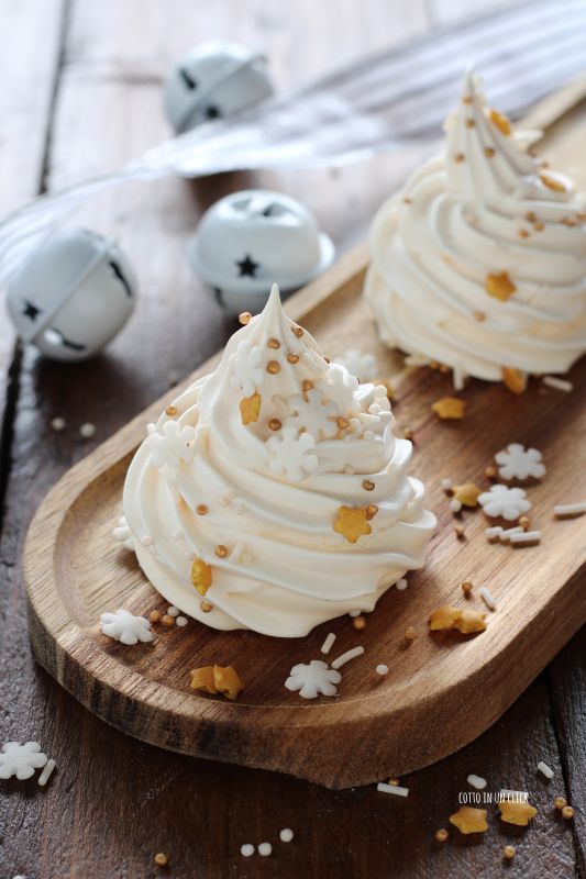 petits sapins en meringue