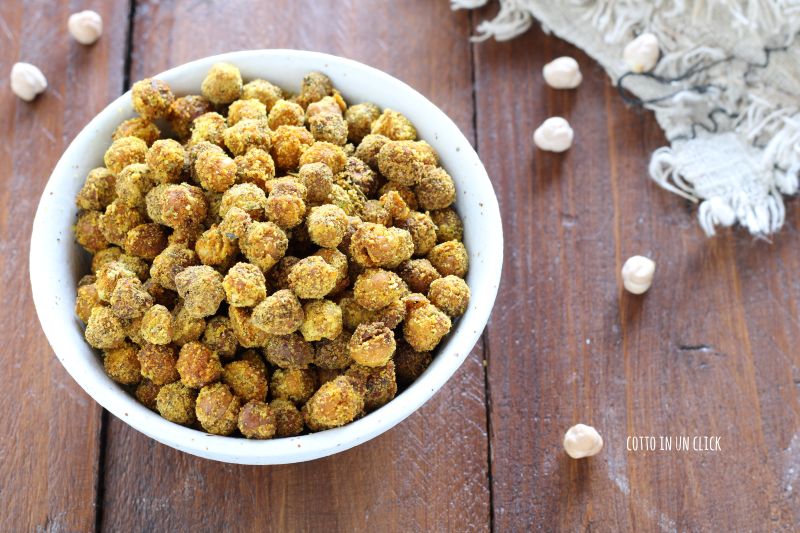 Pois chiches croustillants à la friteuse à air