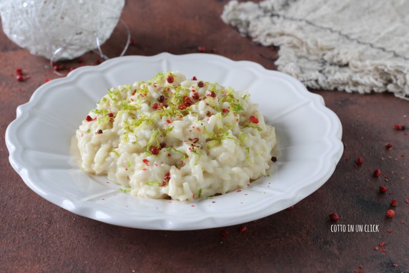 risotto mascarpone et citron vert en autocuiseur