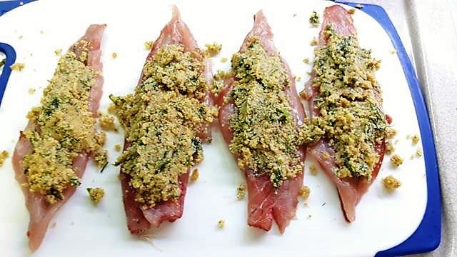 Roulades de poisson au four avec tomates cerises