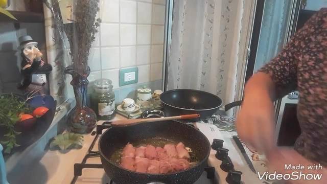 Bouchées de jambon poulet et chou romanesco