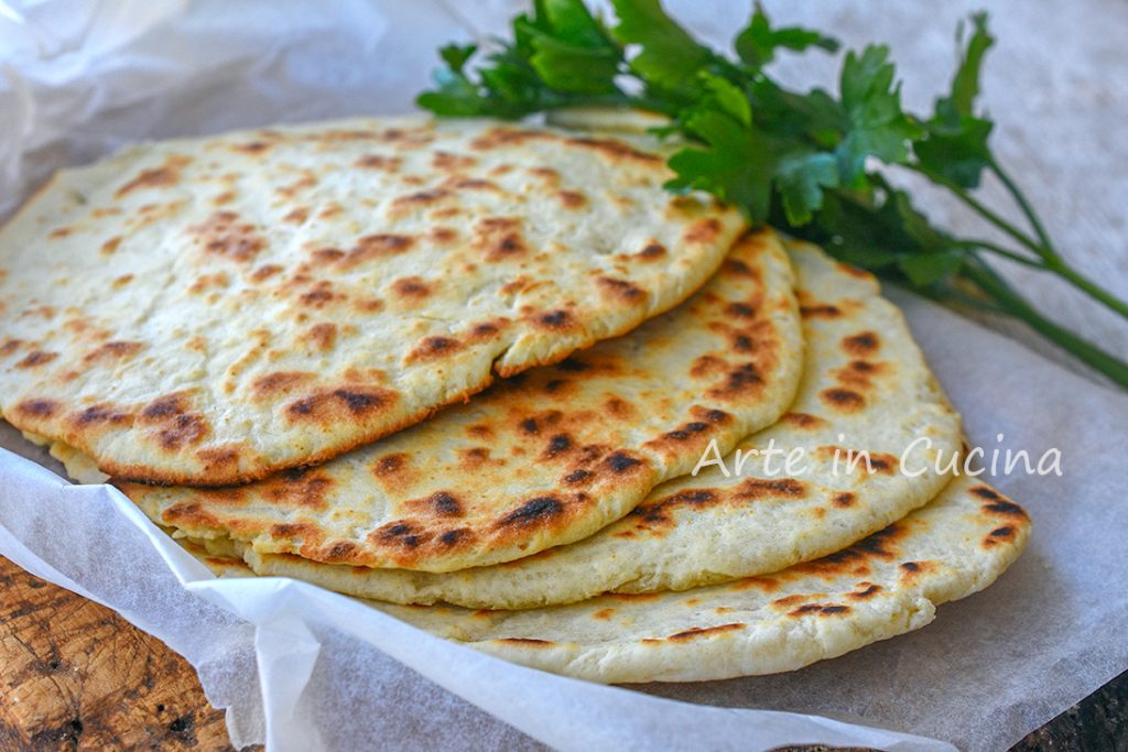 Pita grecque sans levure au yaourt