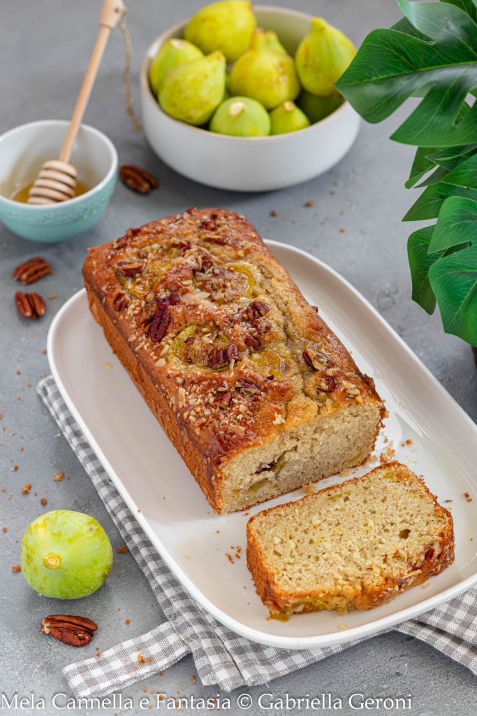 plumcake figues et noix sans beurre et sans lait