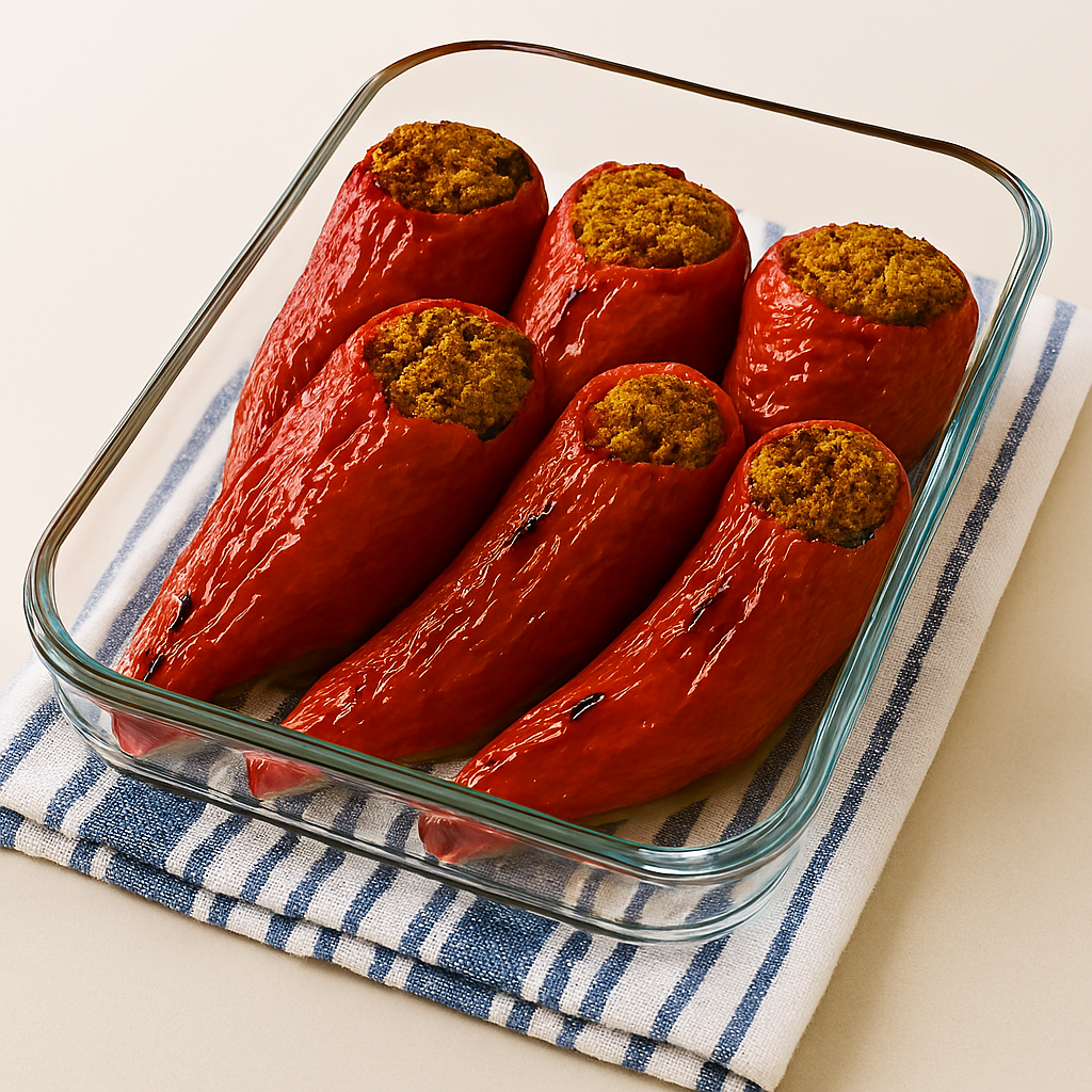 poivrons farcis à la friteuse à air