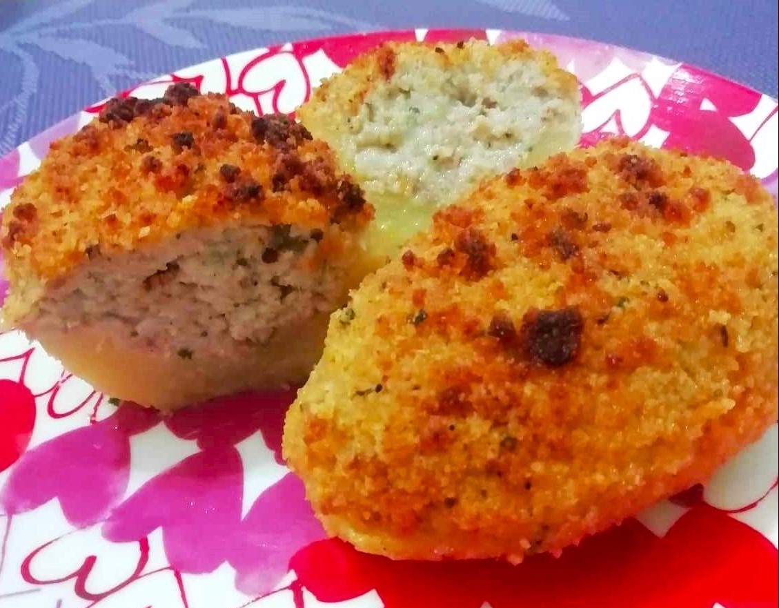 POMMES DE TERRE FARCIES AU THON ET RICOTTA avec friteuse à air