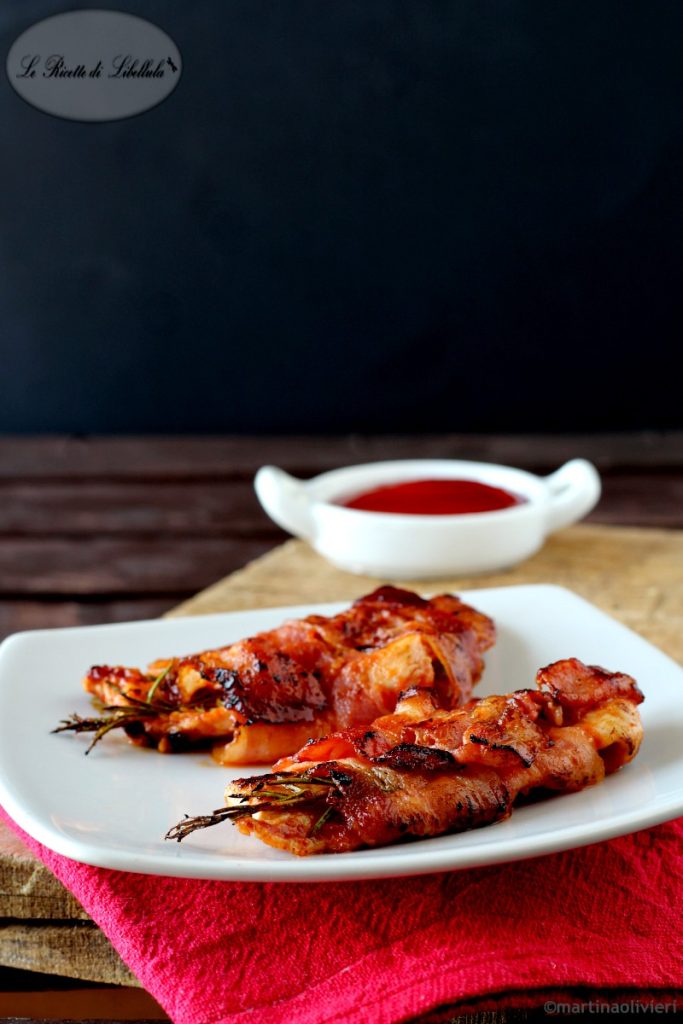 Poulet en croûte de bacon