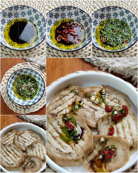 préparation des aubergines grillées