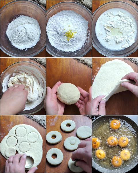 préparation des beignets frits rapides