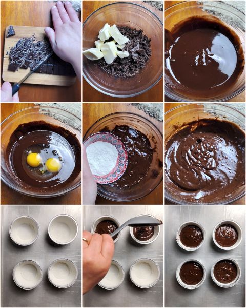 préparation du fondant moelleux