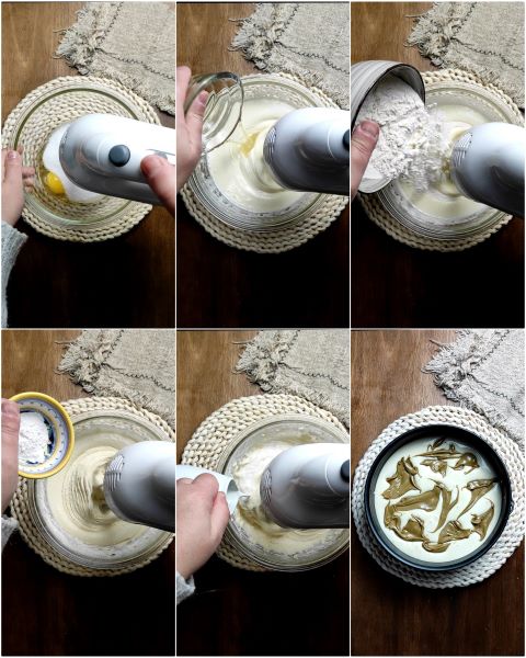 préparation du gâteau Nua