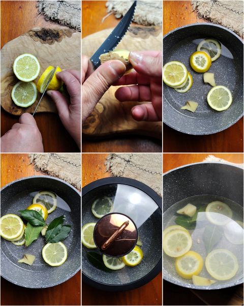 préparation de la tisane digestive maison