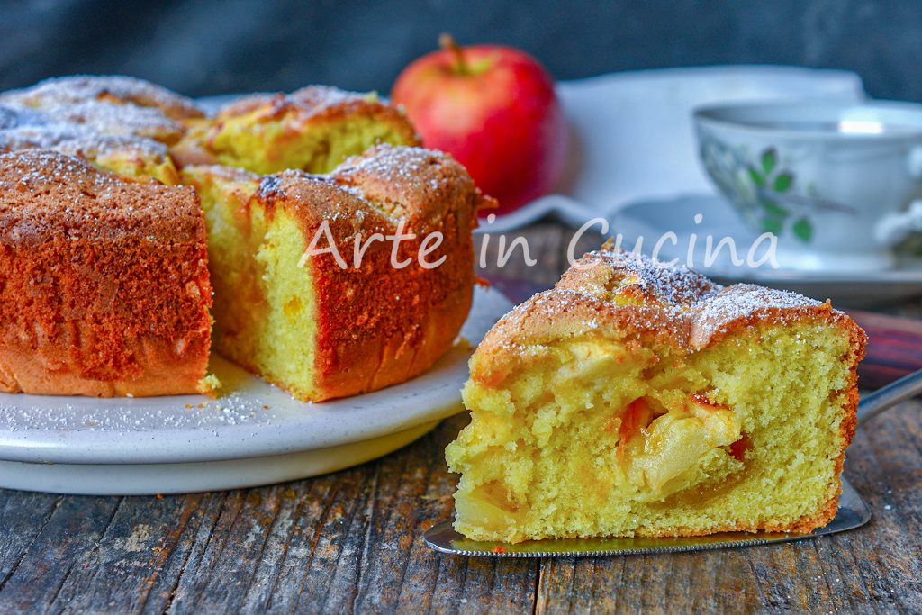 Quatre-quarts aux pommes et confiture