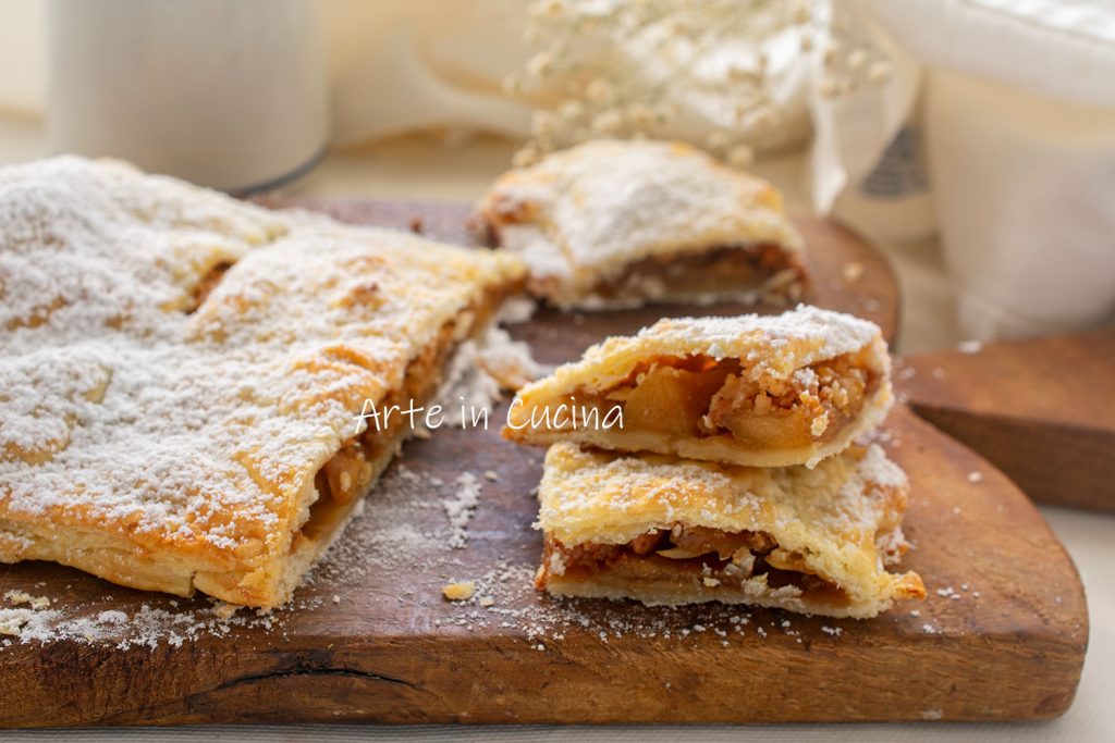QUILT DE PÂTE FEUILLETÉE POMMES ET AMARETTI