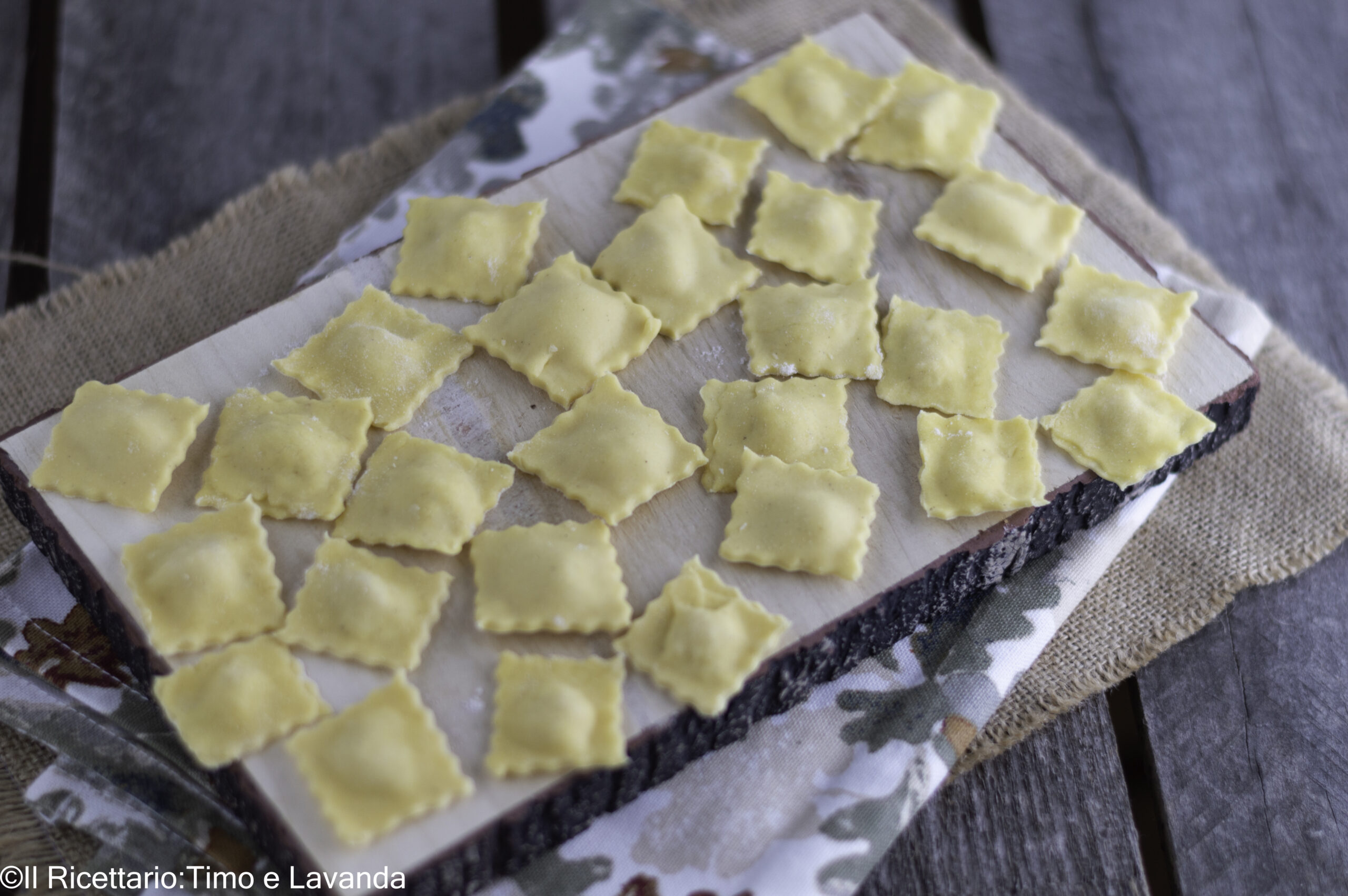 Raviolini sans gluten pour bouillon