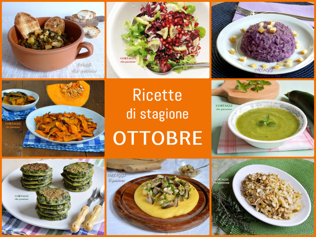 RECETTES avec les légumes de saison d&rsquo;OCTOBRE