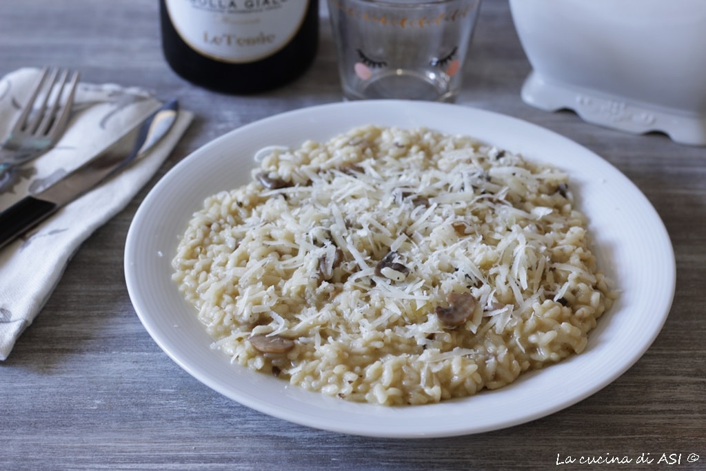 risotto champignon et parmesan