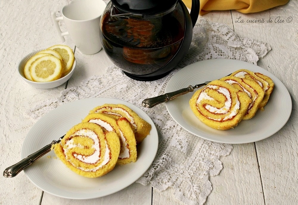 Roulé sucré à la crème