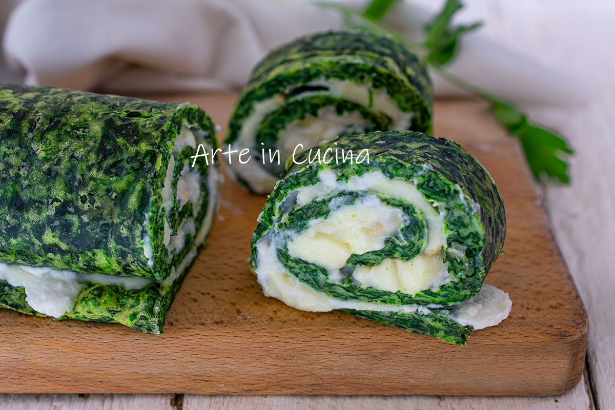 ROULEAU D&rsquo;ÉPINARDS avec ricotta et provola