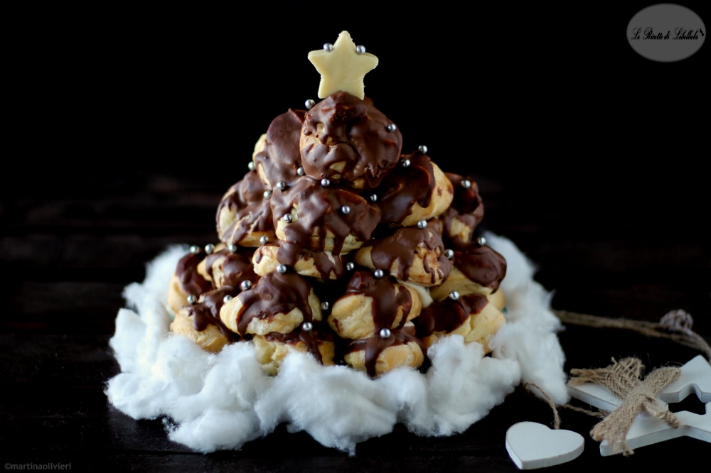 Sapin de Noël en choux