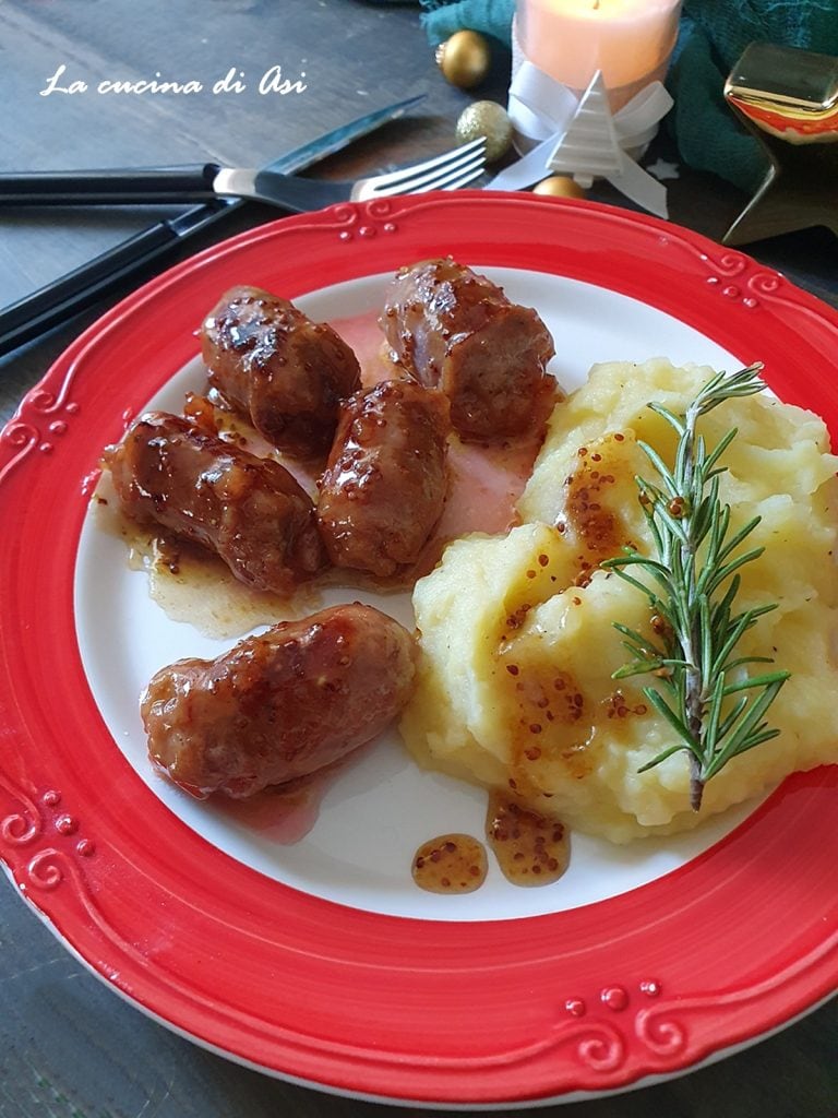 salsiccia-glassata-con-miele-e-senape-all-antica