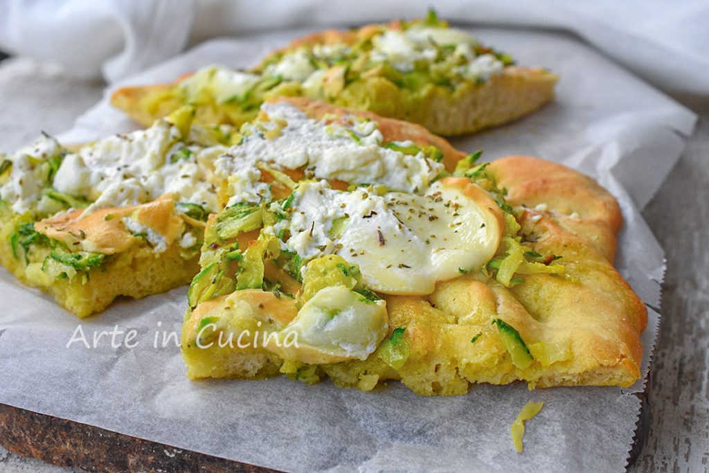 Scrocchiarella ricotta et courgettes