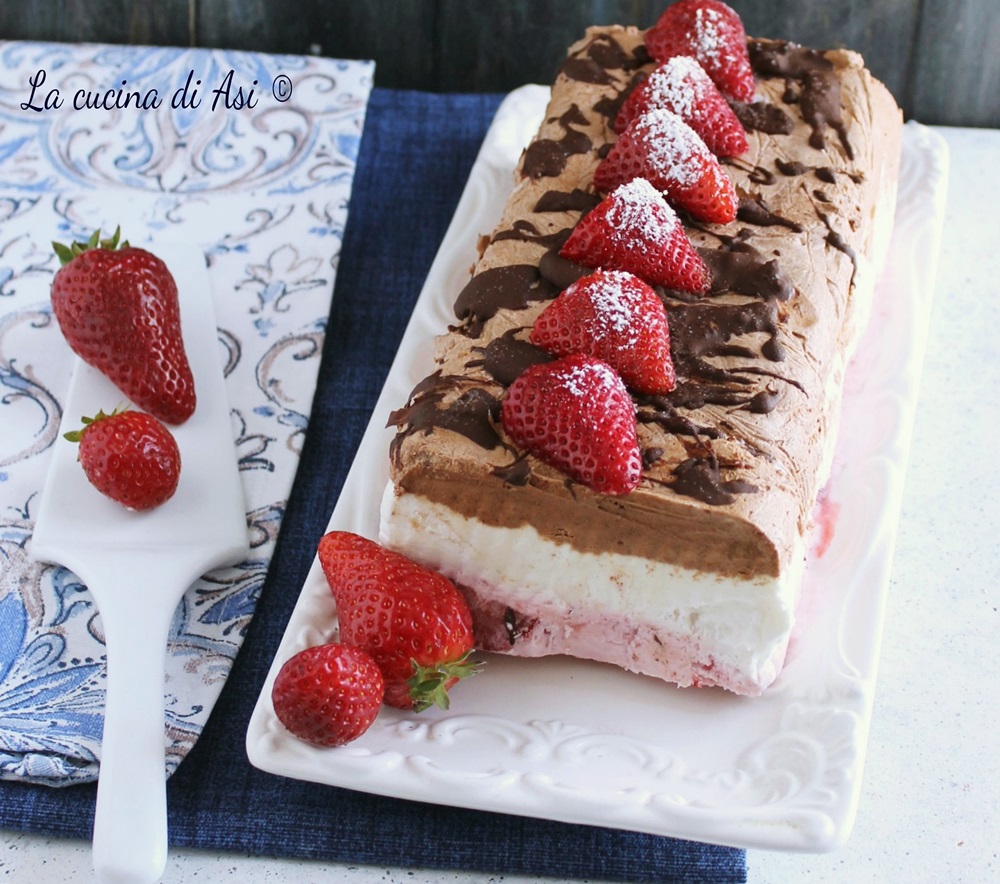 Semifreddo gourmand aux 3 saveurs