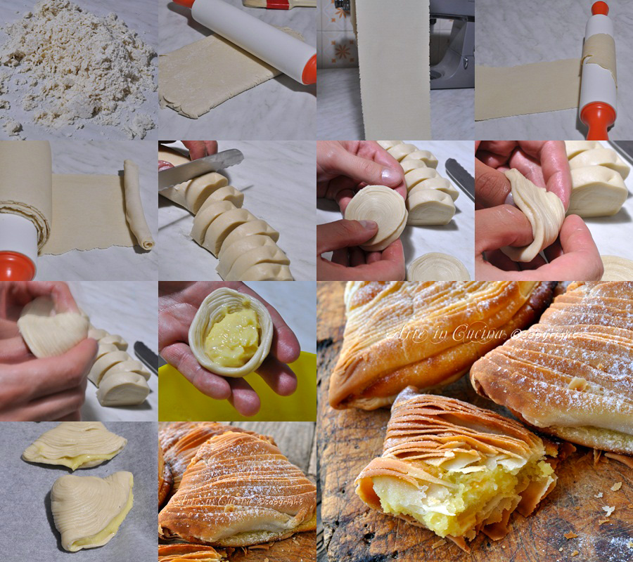 sfogliatelle ricce napolitaines