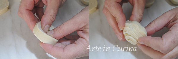 Sfogliatelles ricci napolitains à la Nutella vickyart art en cuisine