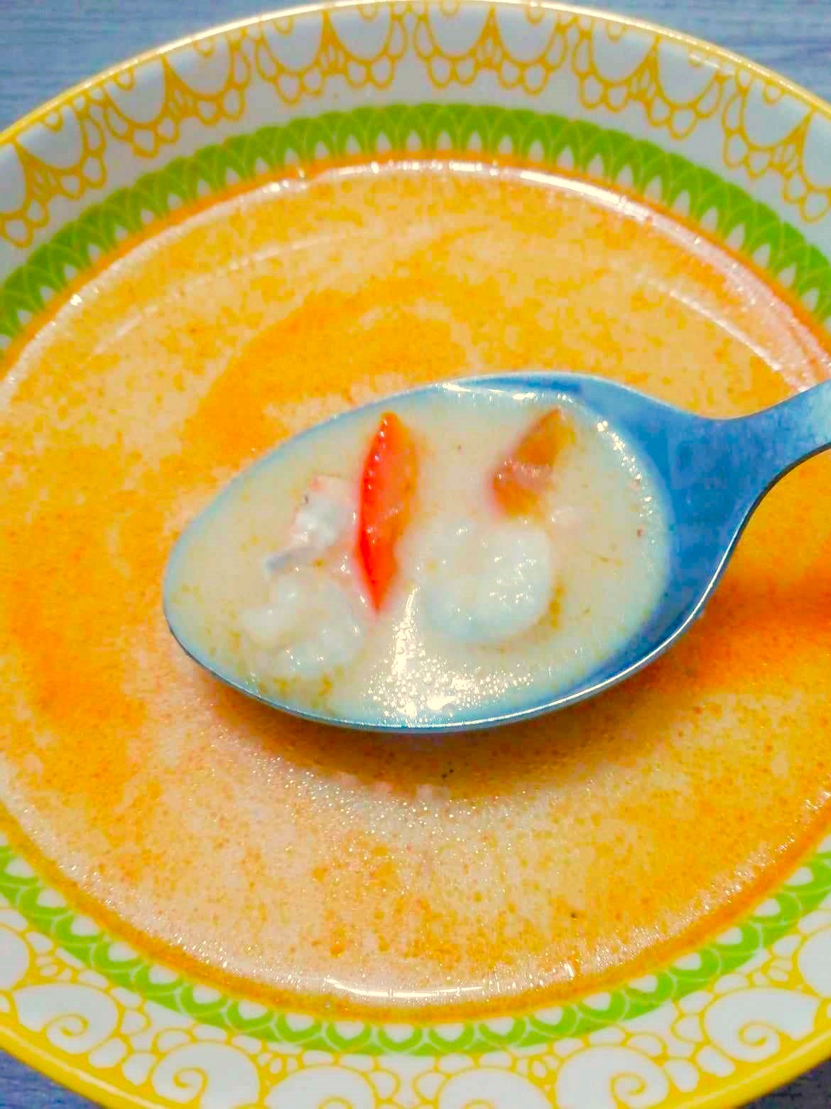 SOUPE THAÏLANDAISE Tom Yum aux crevettes