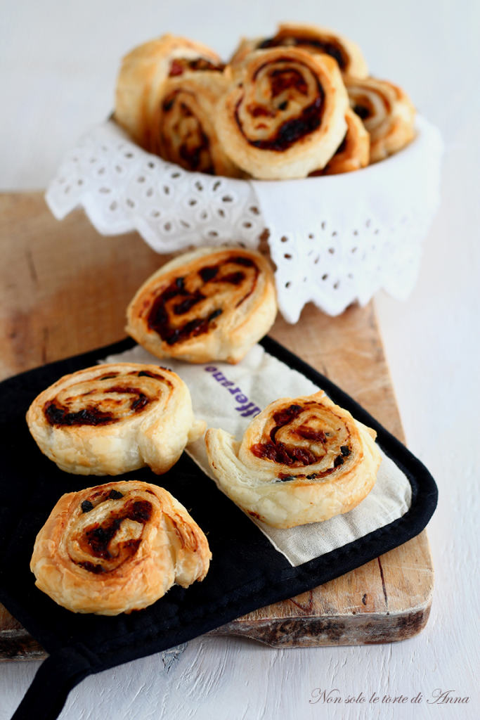 spirales de pâte feuilletée