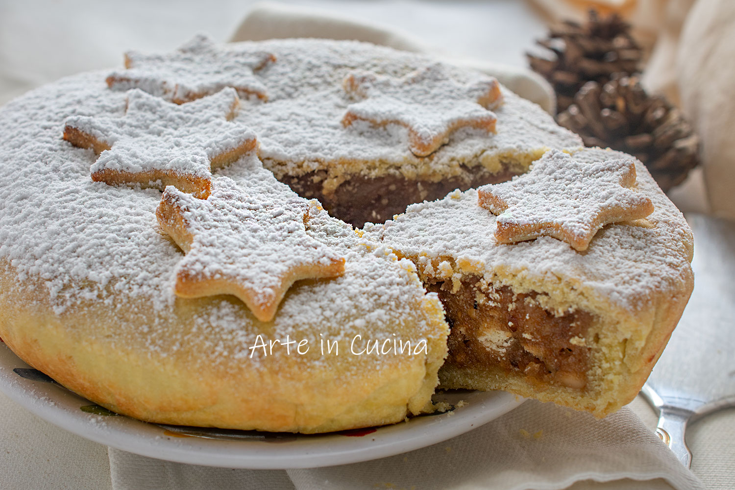 SPONGATA TARTE DE NOËL avec fruits secs