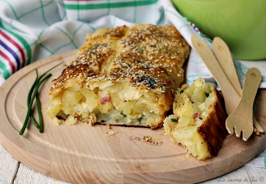 Strudel salé appétissant et facile