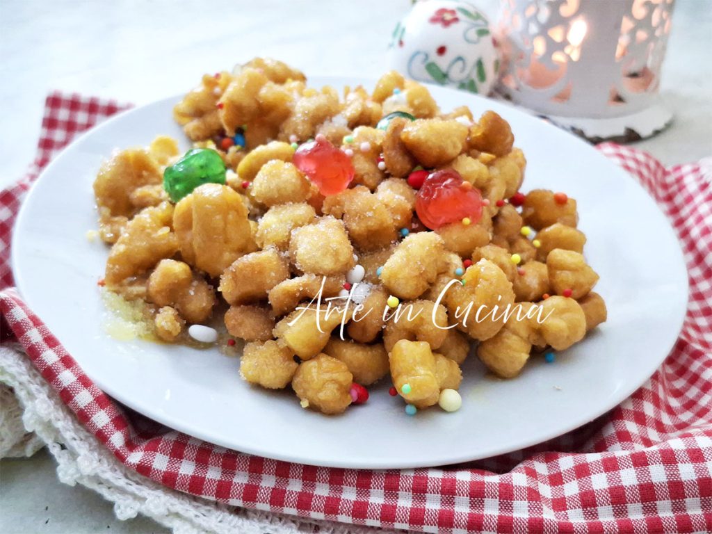 STRUFFOLI à la FRITEUSE à AIR